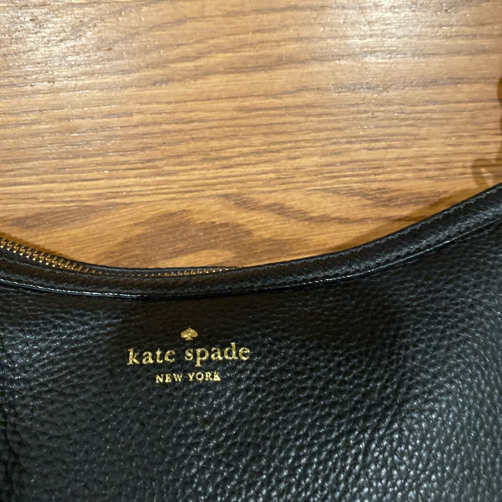 Kate Spade Black Textured Shoulder Bag